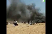 Wojsko izraelskie strzela do lekarzy i rannych protestujących.