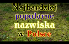 Najbardziej popularne nazwiska w Polsce (1)