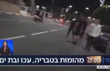 Palestyńczyk wyciągnięty z auta i zlinczowany przez tłum. Na żywo w izraelskiej