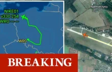 Polish Air Force hijacking alert sparks panic as plane turned towards the...