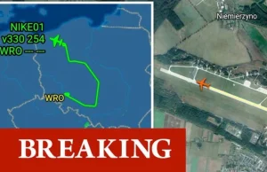 Polish Air Force hijacking alert sparks panic as plane turned towards the...