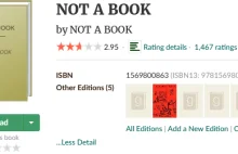 NOT A BOOK. Goodreads zaczął usuwać książki.