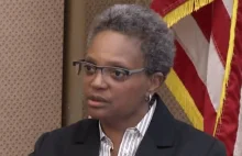 Czarnoskóra burmistrz Chicago Lori Lightfoot nie udzieli wywiadu białym...