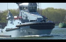 H-13 Przemko próby morskie nowego holownika dla Marynarki Wojennej RP.