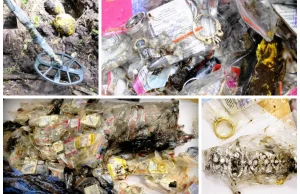 Rosja. Skradziona biżuteria warta 8 mln zł odkryta w lesie (FILM)