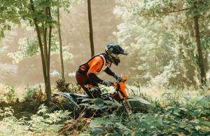 Motocyklem legalnie po lesie? Lasy Państwowe zachęcają do ankiety.