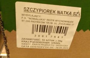 Owoce i warzywa z Izraela - kupujesz - pomagasz :(