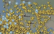 Brak samolotów nad Białorusią? To manipulacja