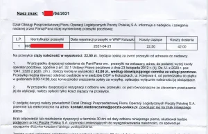 Poczta Polska zwrot paczki po ok. 15 miesiącach z żądaniem zapłaty ! Co robić ?