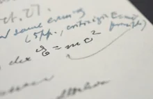 List Einsteina z odręcznym zapisem „E=mc2” sprzedany za 1,2 mln dolarów
