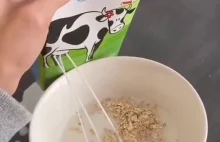Używanie mleka bezpośrednio z wymion krowy