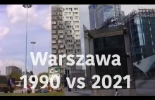 Jak zmieniła się Warszawa przez 30 lat wolności? Porównanie lat 90 do 2021 roku
