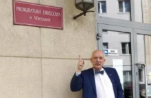 Korwin-Mikke pobiegł z donosem do prokuratury. „Drżyjcie dowcipnisie”