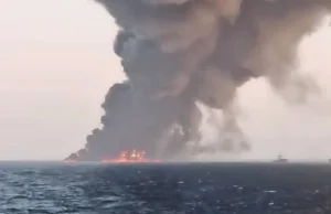 Po pożarze zatonął największy okręt marynarki wojennej Iranu