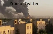 Duży pożar rafinerii w Teheranie