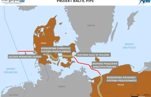 Dania: Budowa Baltic Pipe wstrzymana. Władze cofnęły pozwolenie