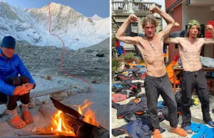 Czescy wspinacze, którzy utknęli w Himalajach, uratowani. Pokazali jak wychudli