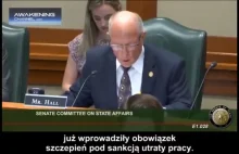 Texas: Śledztwo na posiedzeniu Senatu w Texasie w sprawie szczepień [PL]