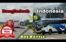 Szaleństwo kierowców autobusów z Bangladeszu i Indonezji.