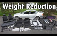 How Much Weight can you REMOVE from your Car? (Weight Reduction)