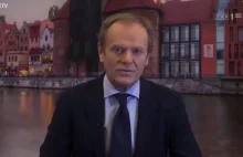 Tusk mówi "für Deutschland" w Wiadomościach