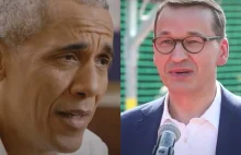 Świat zamarł! Mateusz Morawiecki odpowiedział Barackowi Obamie