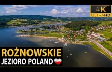 Jezioro Rożnowskie z drona Poland 4K