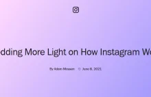 Instagram ujawnia, jak działają jego algorytmy