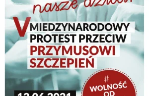 Jutro w Warszawie wielki protest przeciwko paszportom covidowym i segregacji!