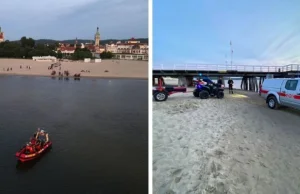 Kilkunastu ratowników poszukiwało zaginionego w wodzie: sopockie WOPR ostrzega
