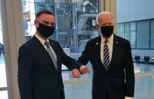 Biden spotkał się z Dudą na korytarzu