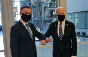 Biden spotkał się z Dudą na korytarzu