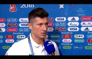 Zdenerwowany Robert Lewandowski po meczu ze Słowacją