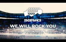 1000 muzyków na Stade De France gra We Will Rock You - Queen