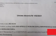 Przestrzegam przed firmą LEX ZOO z Poznania