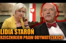 Korwin-Mikke o wyborze Lidii Staroń na Rzecznika Praw Obywatelskich