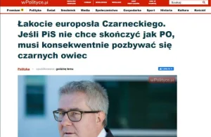 WP i Wpolityce.pl usunęły teksty o Ryszardzie Czarneckim