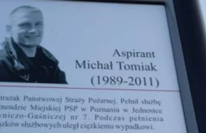 10. rocznica śmierci Strażaka z JRG-7 w Poznaniu