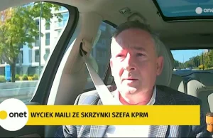 Sienkiewicz:"E-maile z prywatnych skrzynek to zacieranie śladów że się rządziło"