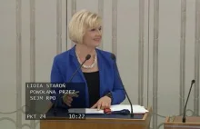 Debata nad wyborem RPO. L. Staroń kompromituje się i unika odpowiedzi na pytania