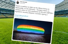 Euro 2020. Niemcy - Węgry. Stadion w kolorach LGBT w "słusznej sprawie”