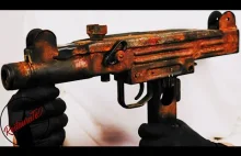 Renowacja pistoletu maszynowego UZI.