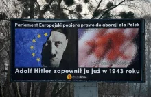 Prokuratura umarza sprawę baneru z wizerunkiem Hitlera. Policja ma inne zdanie