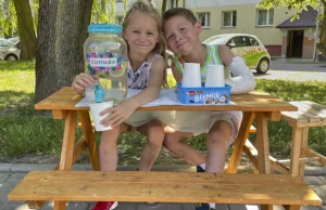 Na ochłodę lemoniada serwowana przez dzieci [VIDEO i FOTO