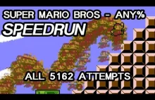 Rok speedrunowania Super Mario Bros. na jednym filmiku