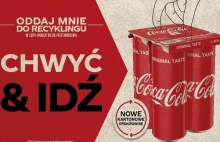 Coca-Cola rezygnuje z folii w wielopakach puszek