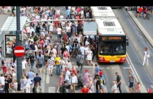 Najpopularniejszy warszawski przystanek autobusowy.