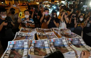 Ostatnia prodemokratyczna gazeta w Hongkongu została zamknięta