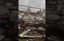 Tornado w miejscowości Hodonin. Czechy 24.06.2021