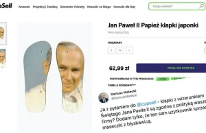 Kempa straciła nerwy na widok klapek ."Nie dacie rady zadeptać Jego Świętości"